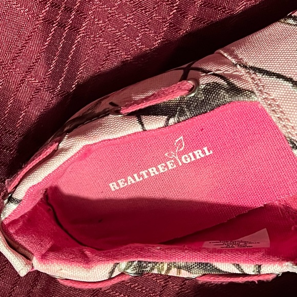 Woman’s Reeltree Pink Camouflage Slip-on Loafers size 7M very gently used Nice🦌 - Picture 4 of 13